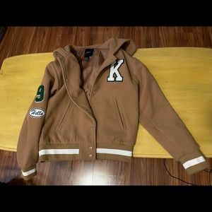 Forever 21 letterman coat